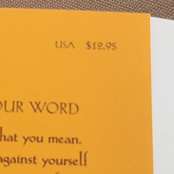 The Four Agreements A Practical Guide to Personal Freedom Wisdom Book Don Ruiz - Picture 12 of 16